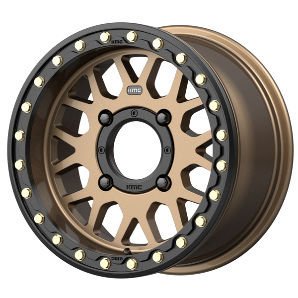 KMC Wheels KS235 Grenade Utv Beadlock Satin Bronze