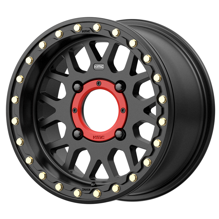 KMC Wheels KS235 Grenade Utv Beadlock Satin Black