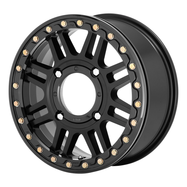 KMC Wheels KS250 Cage Utv Beadlock Satin Black with Gloss Black Ring