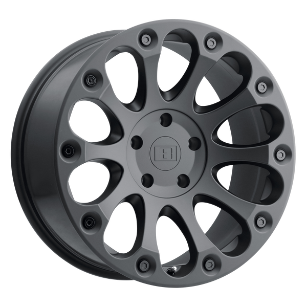 Level 8 Wheels Impact Matte Black