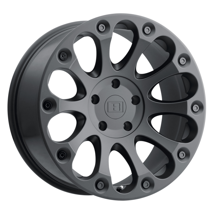 Level 8 Wheels Impact Matte Black