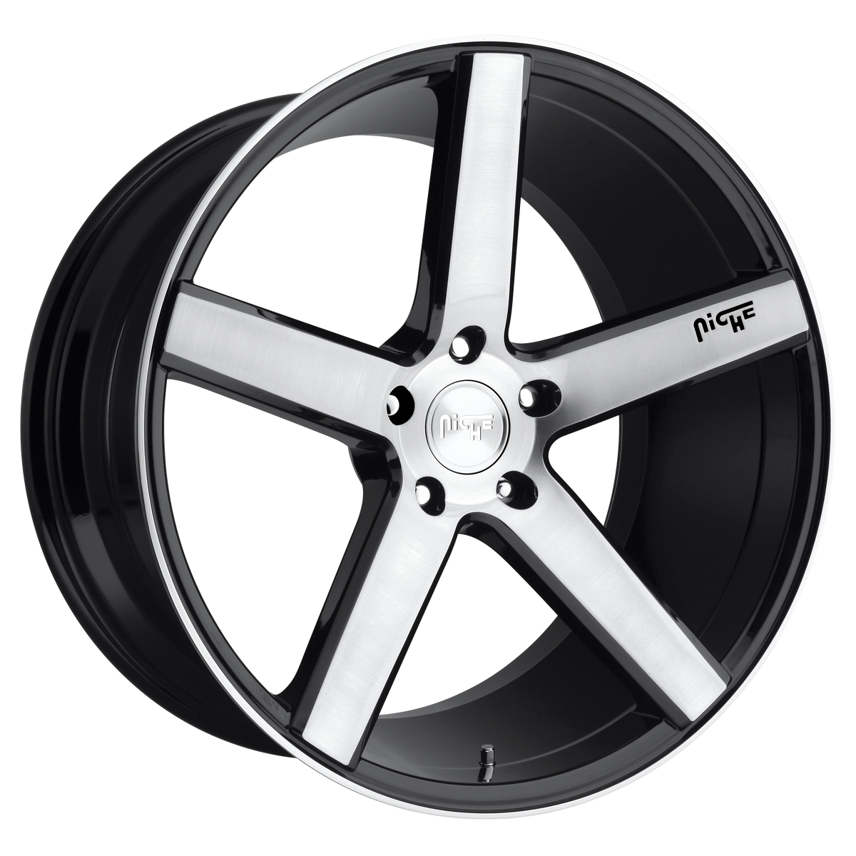 Niche Wheels M124 Milan Gloss Black Brushed