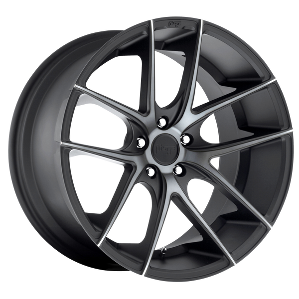 Niche Wheels M130 Targa Matte Black Double Dark Tint