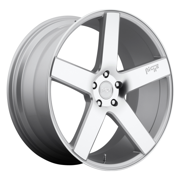 Niche Wheels M135 Milan Gloss Silver Machined