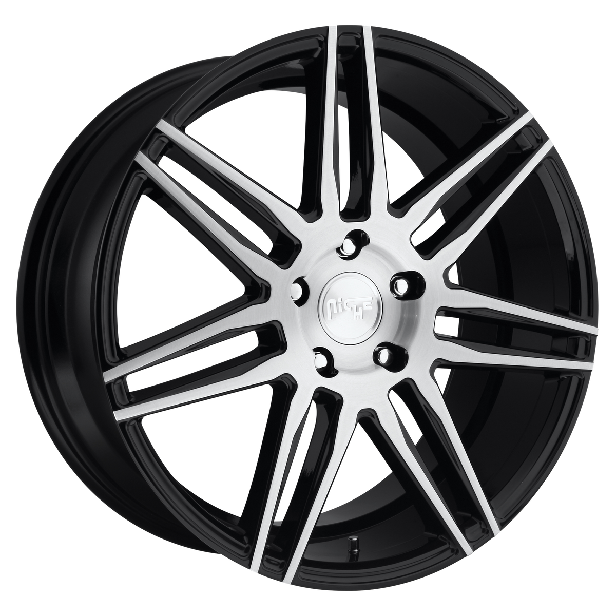 Niche Wheels M178 Trento Gloss Black Brushed