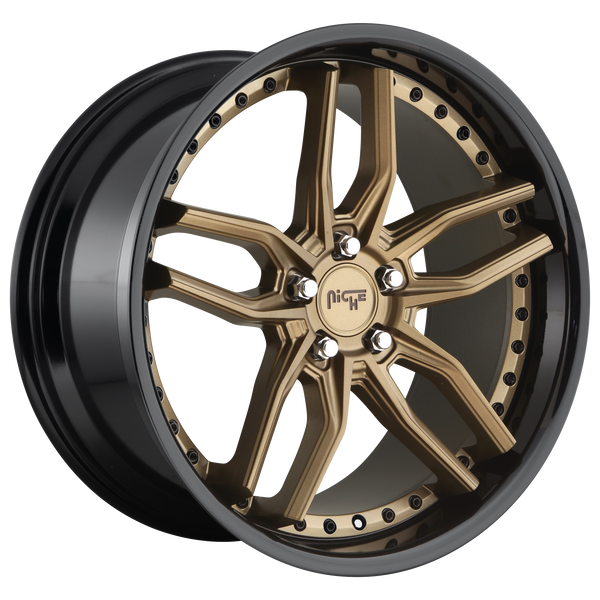 Niche Wheels M195 Methos Matte Bronze Black Bead Ring
