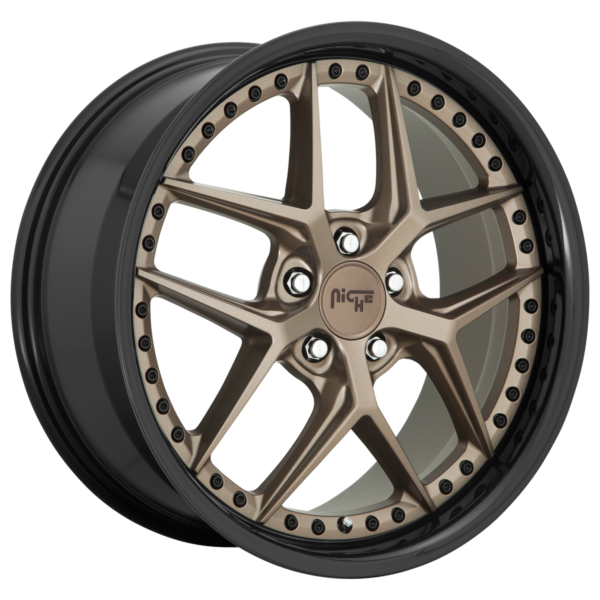 Niche Wheels M227 Vice Matte Bronze Black Bead Ring