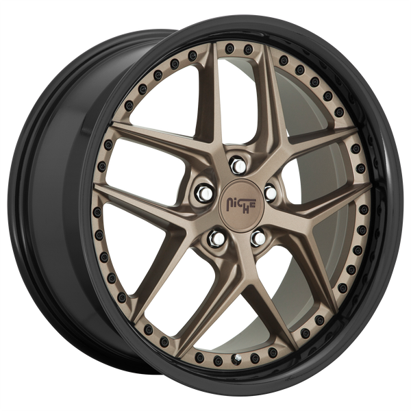 Niche Wheels M227 Vice Matte Bronze Black Bead Ring