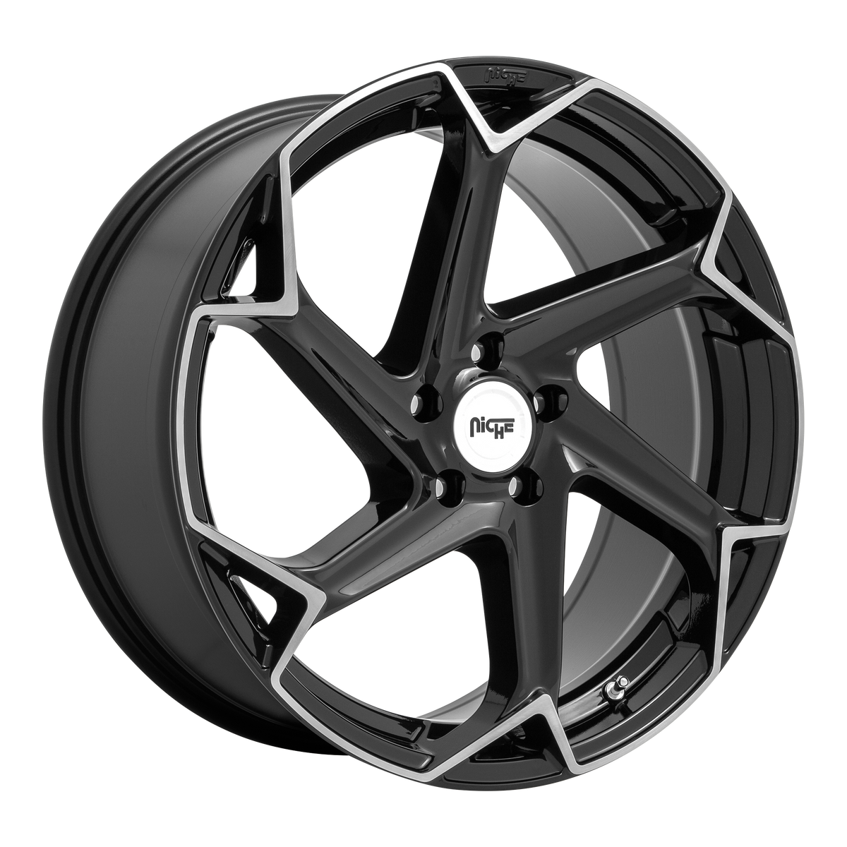 Niche Wheels M255 Flash Gloss Black Brushed