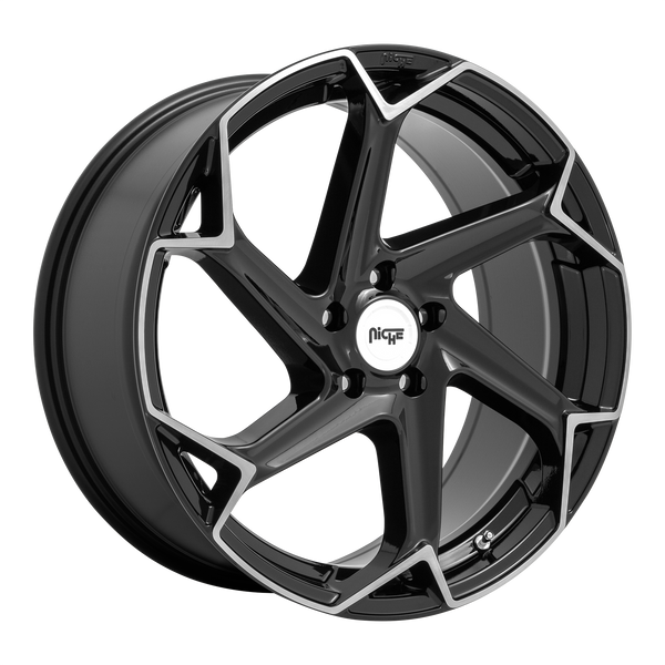 Niche Wheels M255 Flash Gloss Black Brushed