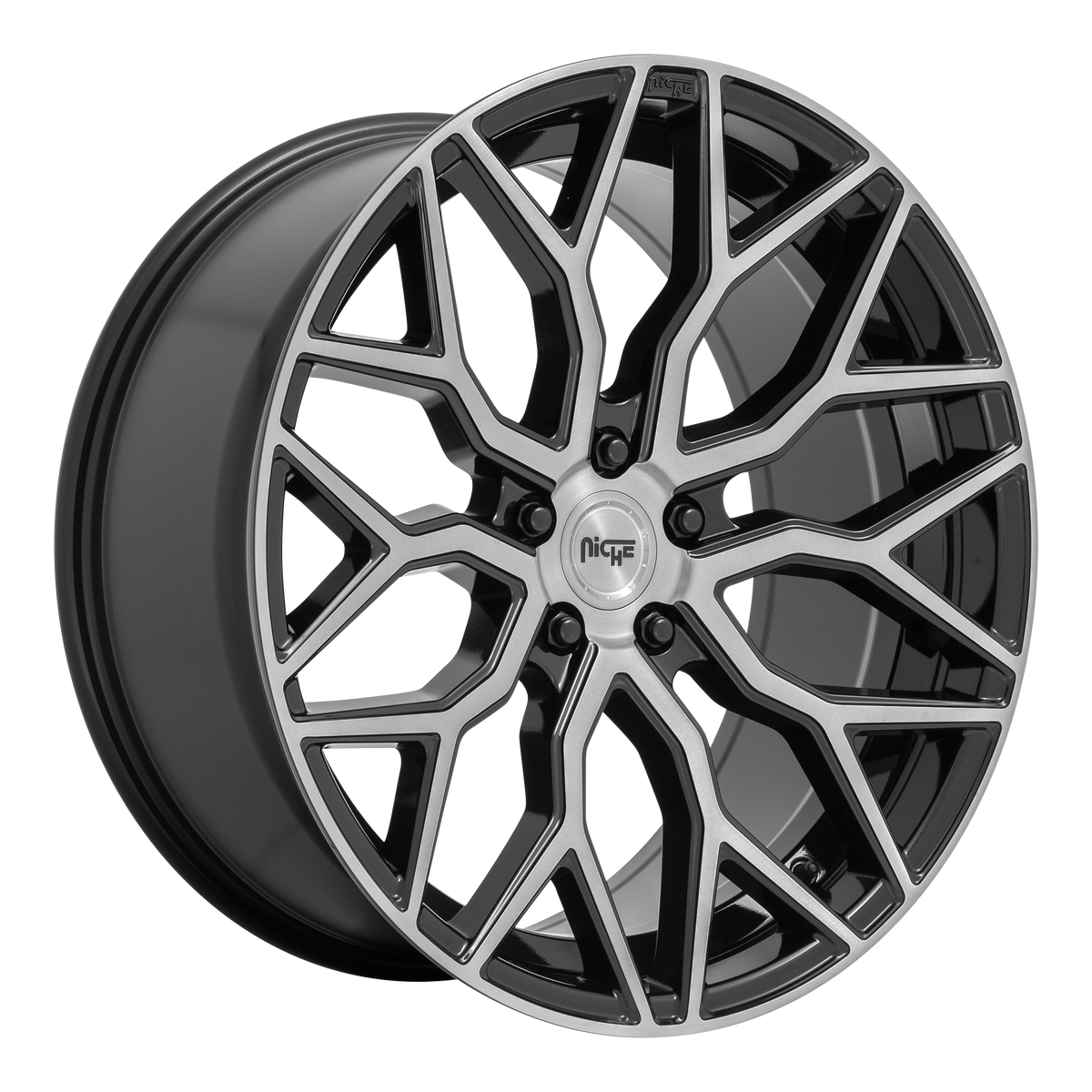 Niche Wheels M262 Mazzanti Gloss Black with Brushed Face