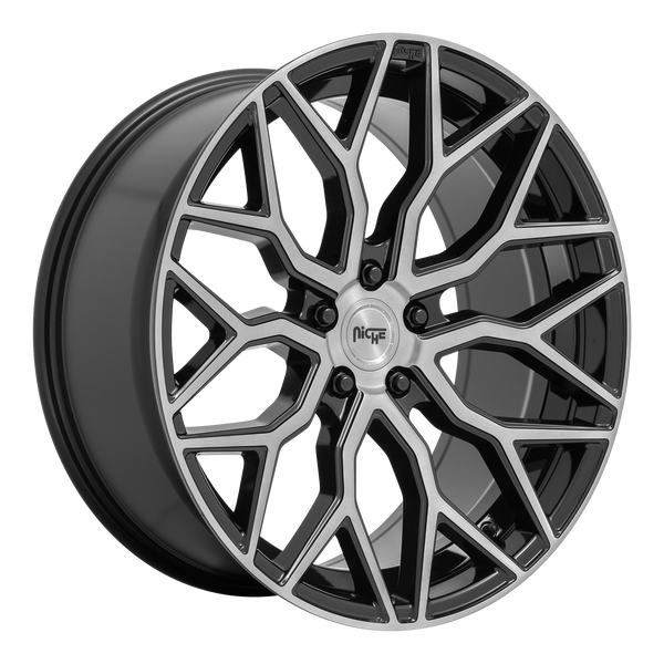 Niche Wheels M262 Mazzanti Gloss Black with Brushed Face