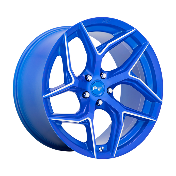 Niche Wheels M268 Torsion Anodized Blue Milled