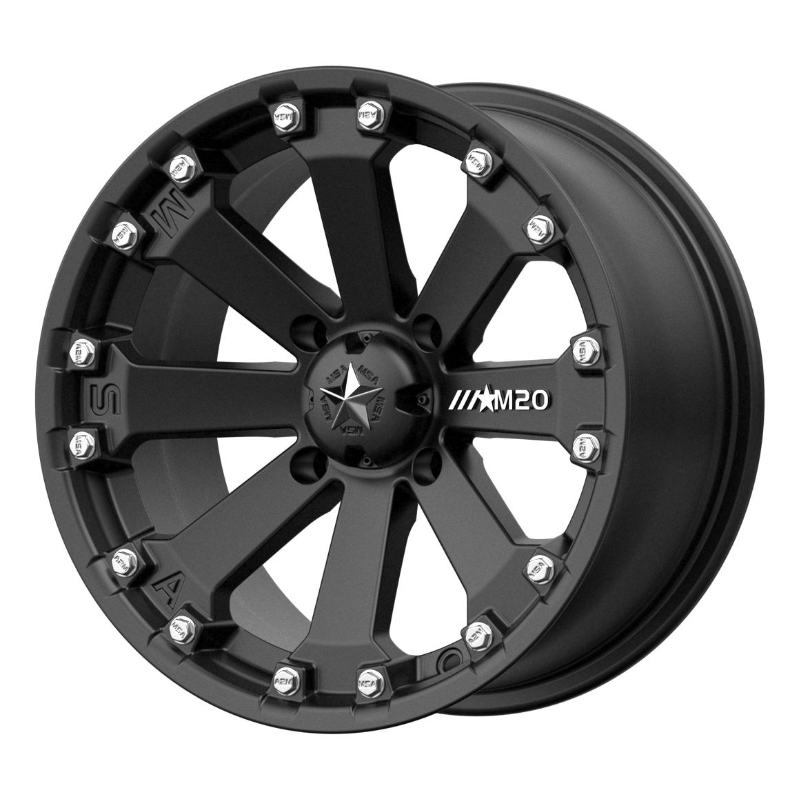 MSA Offroad Wheels M20 Kore Utv Matte Black