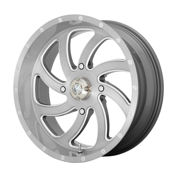 MSA Offroad Wheels M36 Switch Utv Brushed Titanium