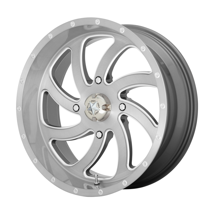 MSA Offroad Wheels M36 Switch Utv Brushed Titanium