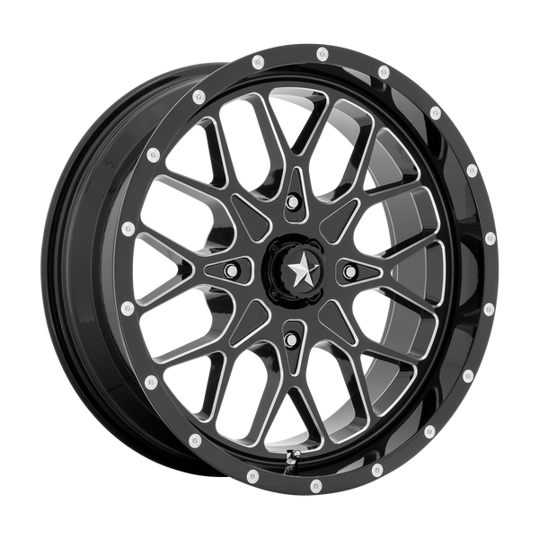 MSA Offroad Wheels M45 Portal Utv Gloss Black Milled