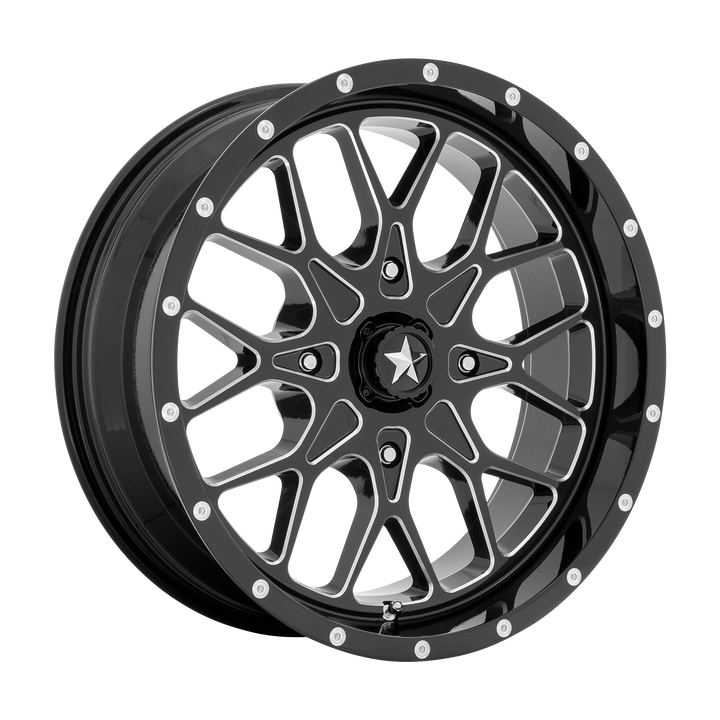 MSA Offroad Wheels M45 Portal Utv Gloss Black Milled