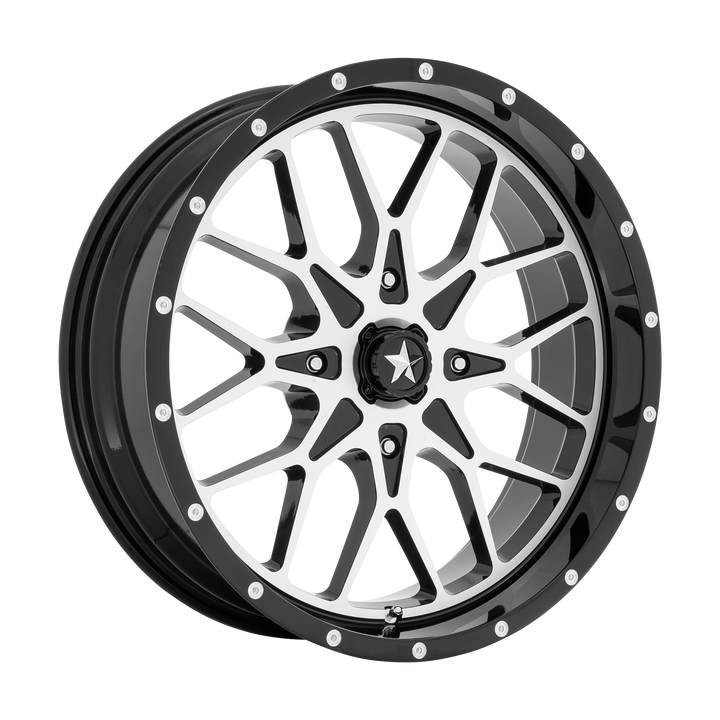 MSA Offroad Wheels M45 Portal Utv Gloss Black Machined