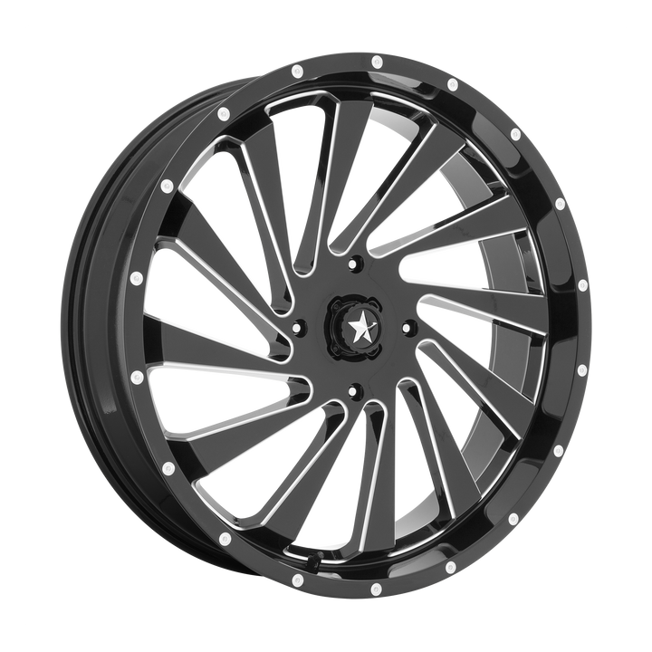 MSA Offroad Wheels M46 Blade Utv Gloss Black Milled