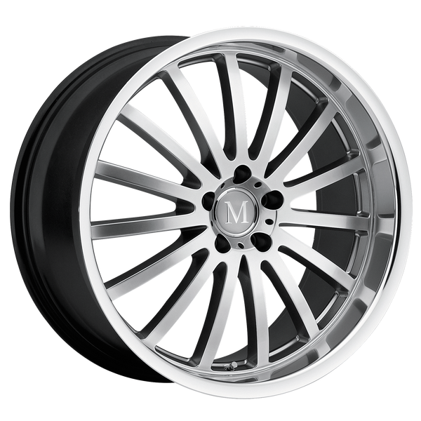 Mandrus Wheels Millenium Hyper Silver with Mirror Cut Lip