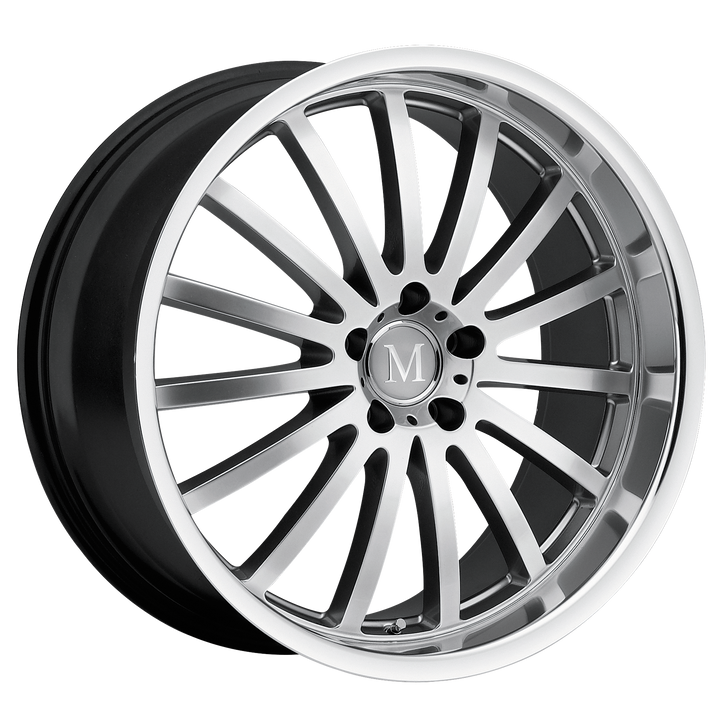 Mandrus Wheels Millenium Hyper Silver with Mirror Cut Lip