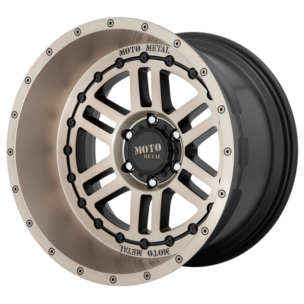 Moto Metal Wheels MO800 Deep Six Satin Black with Bronze Tint