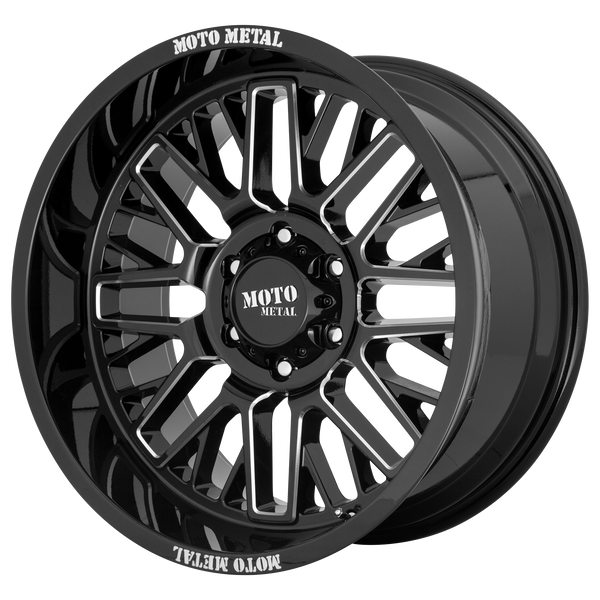 Moto Metal Wheels MO802 Warlock Gloss Black Milled