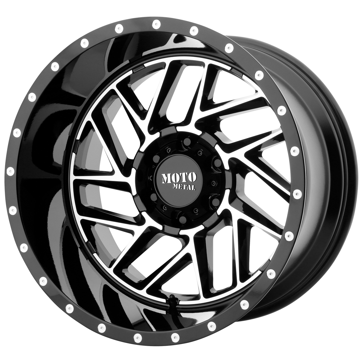 Moto Metal Wheels MO985 Breakout Gloss Black Machined