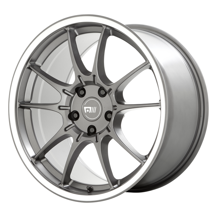 Motegi Racing Wheels MR152 SS5 Gunmetal with Machined Lip