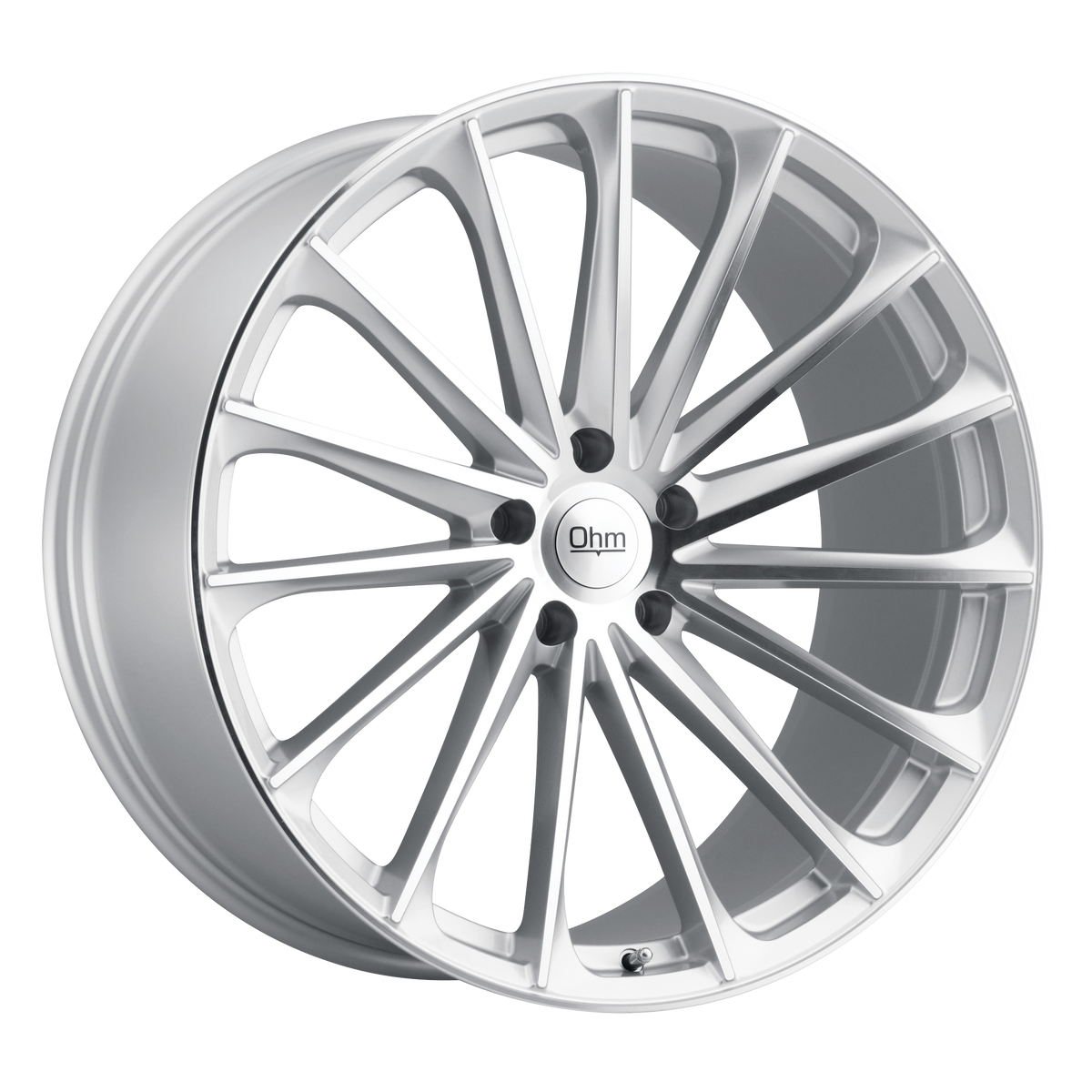 OHM Wheels Proton Silver with Mirror Face