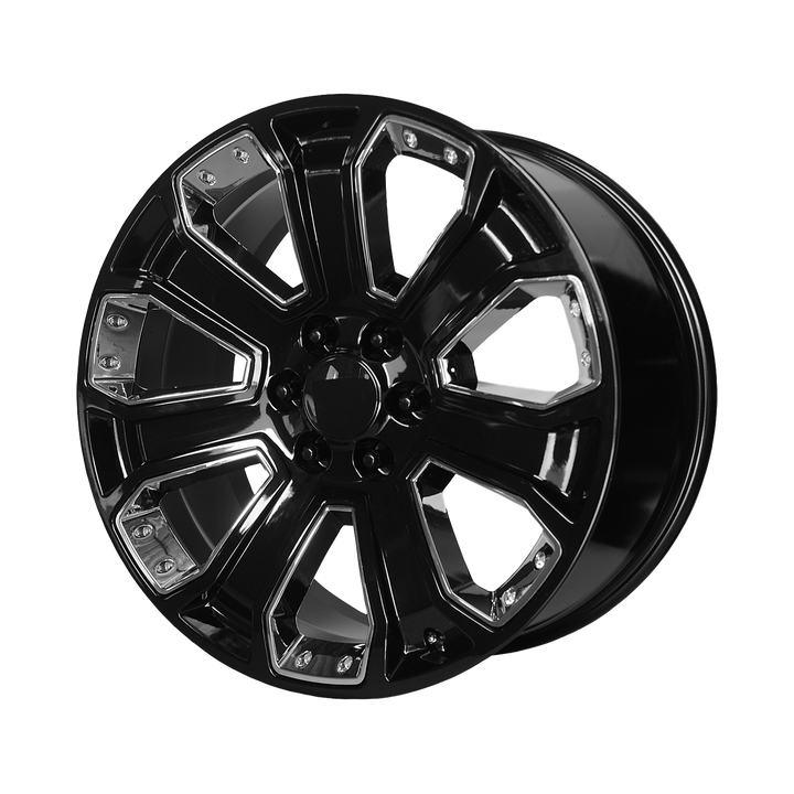 Performance Replicas Wheels PR113 Gloss Black with Accents