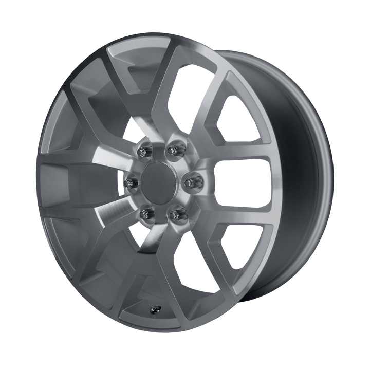 Performance Replicas Wheels PR169 Silver with Machined Spokes