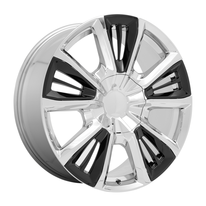 Performance Replicas Wheels PR212 Chrome with Gloss Black Accents