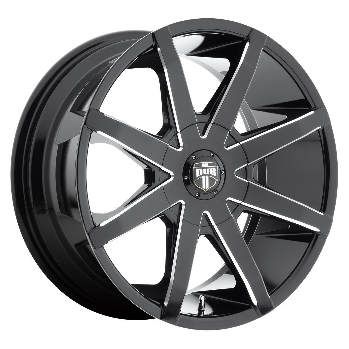 DUB Wheels S109 Push Gloss Black Milled