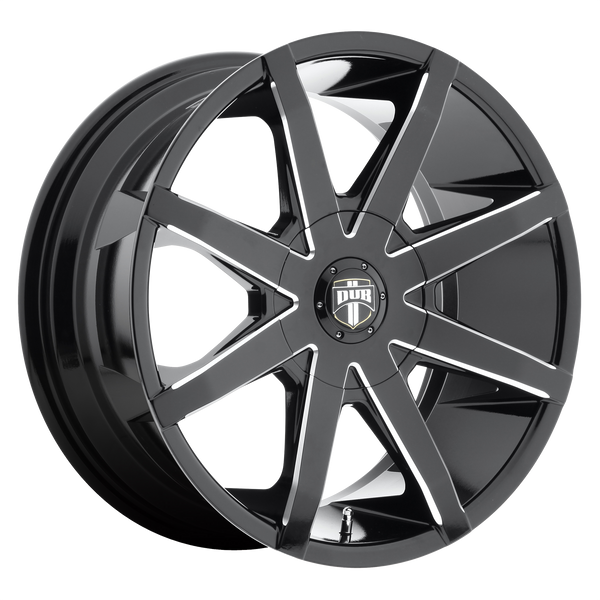 DUB Wheels S109 Push Gloss Black Milled
