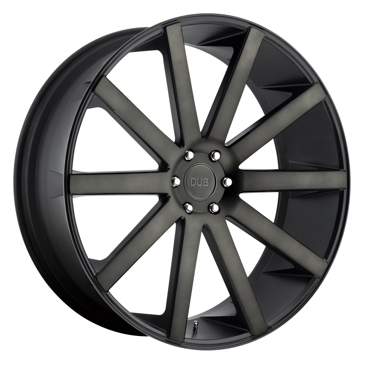 DUB Wheels S121 Shot Calla Matte Black Double Dark Tint