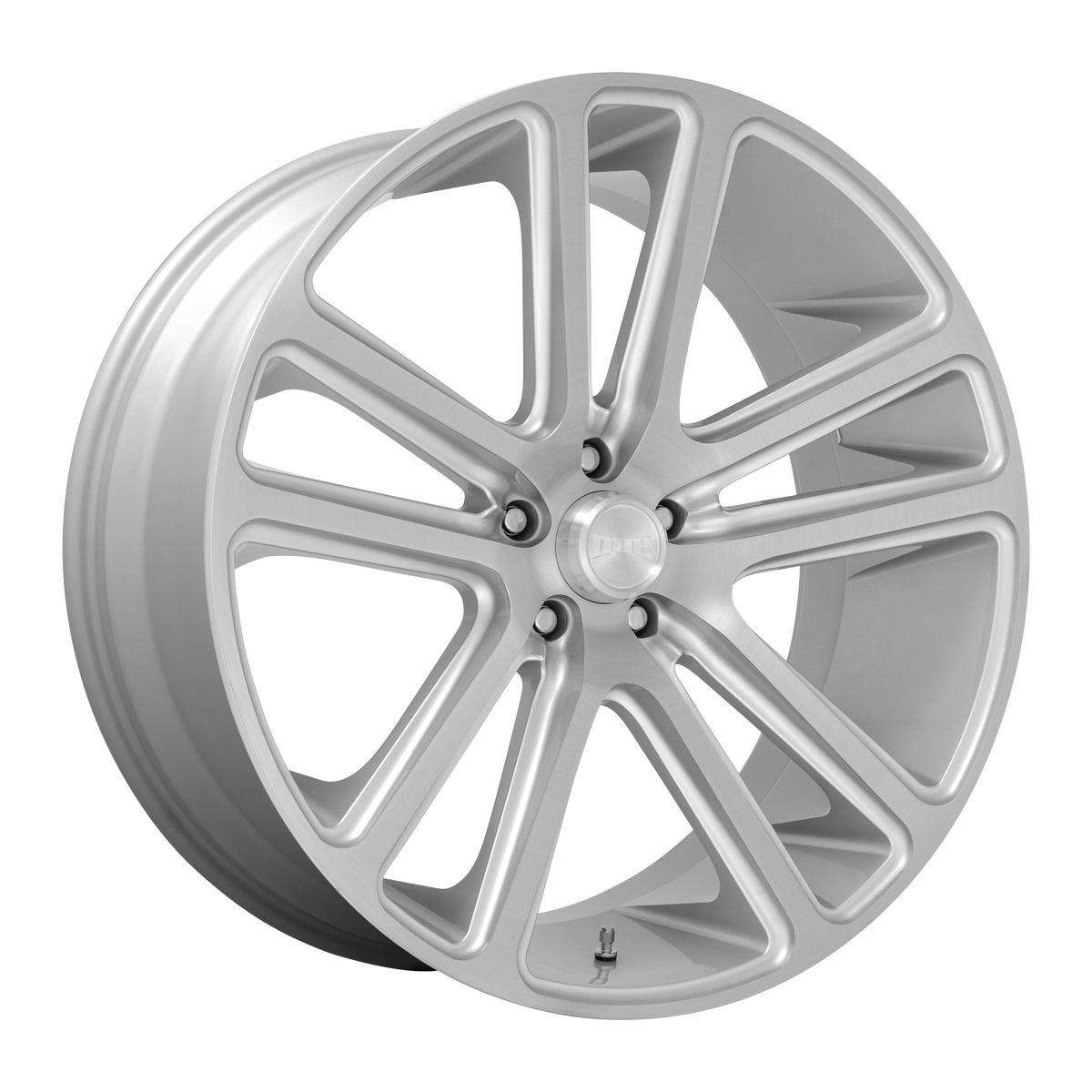 DUB Wheels S257 Flex Gloss Silver with Brushed Face