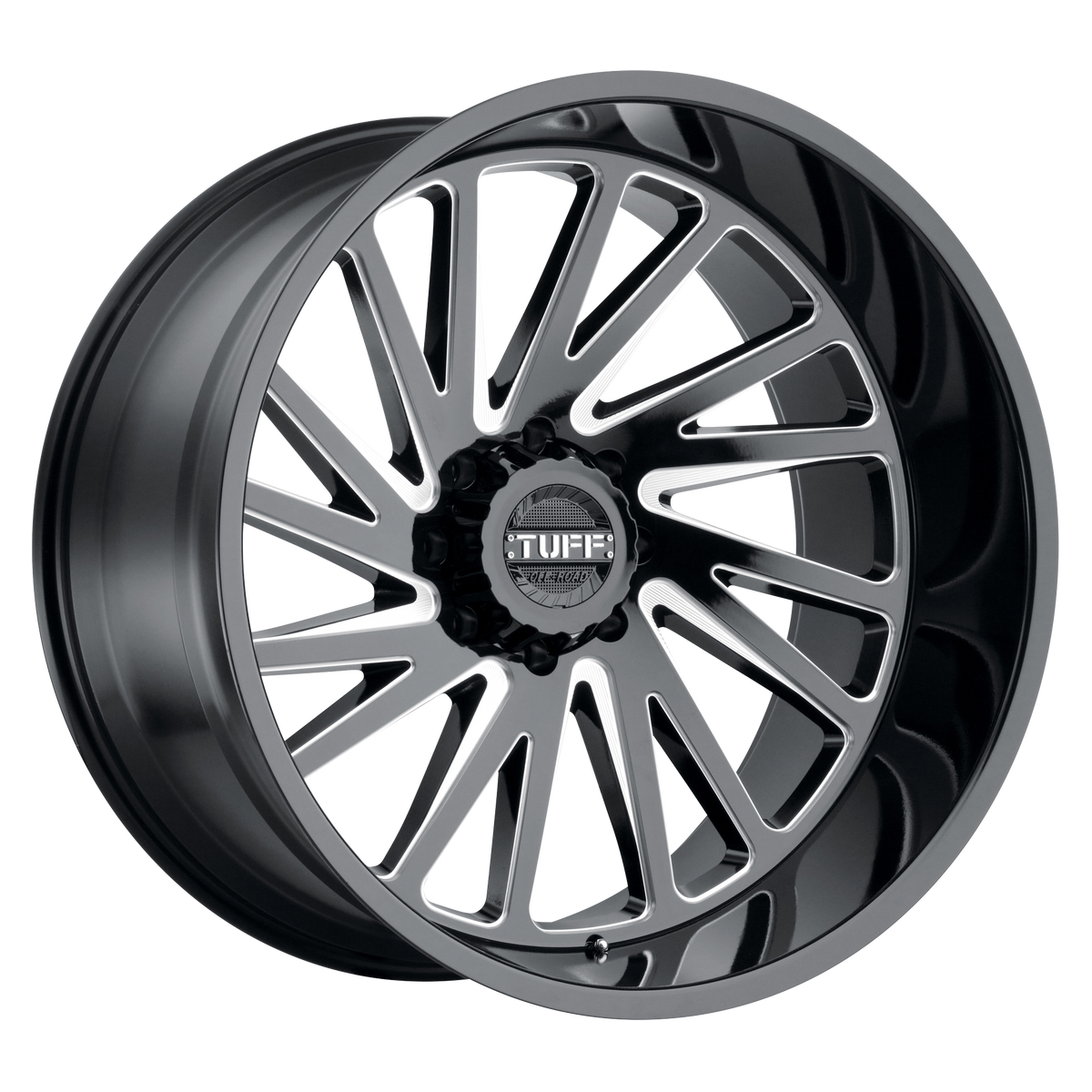 Tuff Wheels T2A Gloss Black Milled