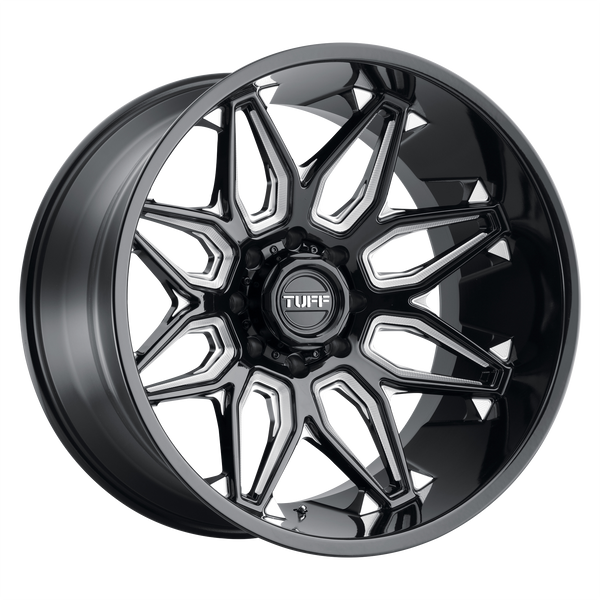 Tuff Wheels T3B Gloss Black Milled