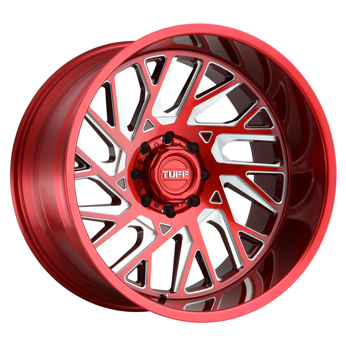 Tuff Wheels T4B Candy Red Milled