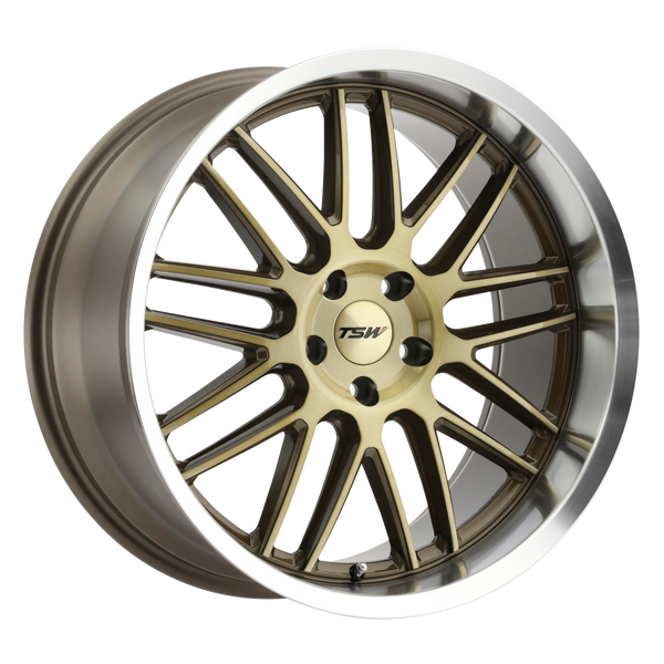 TSW Wheels Avalon Bronze with Brushed Face & Machined Lip