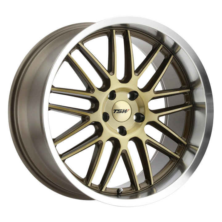TSW Wheels Avalon Bronze with Brushed Face & Machined Lip