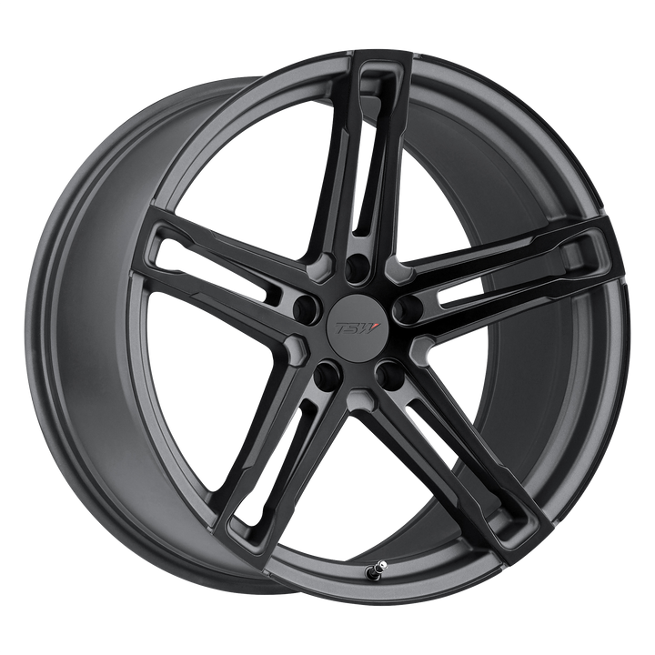 TSW Wheels Mechanica Matte Gunmetal with Matte Black Face
