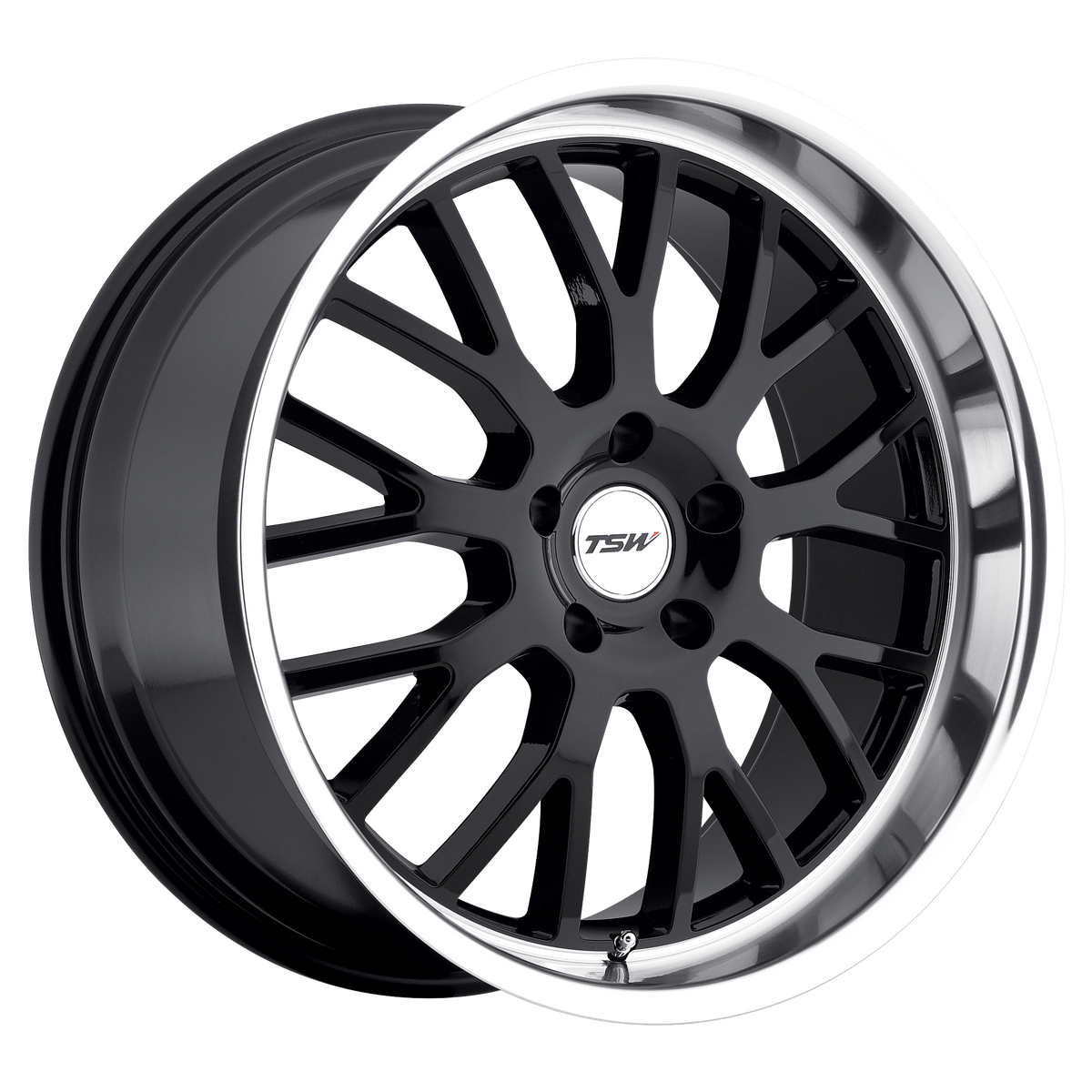 TSW Wheels Tremblant Gloss Black with Mirror Cut Lip