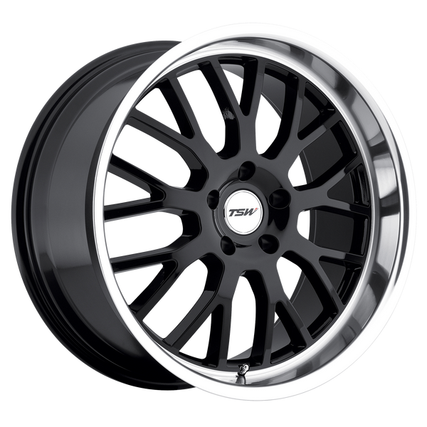 TSW Wheels Tremblant Gloss Black with Mirror Cut Lip