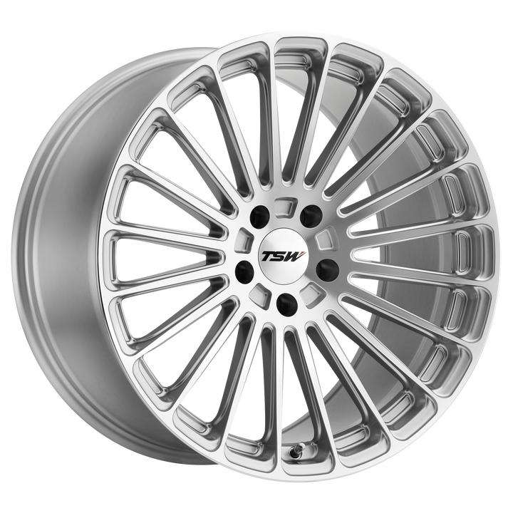 TSW Wheels Turbina Titanium Silver with Mirror Cut Face