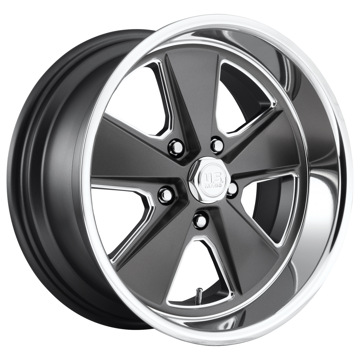 US Mags Wheels U120 Roadster Matte Gunmetal Machined