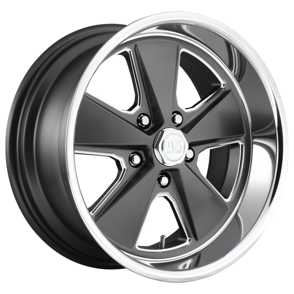 US Mags Wheels U120 Roadster Matte Gunmetal Machined
