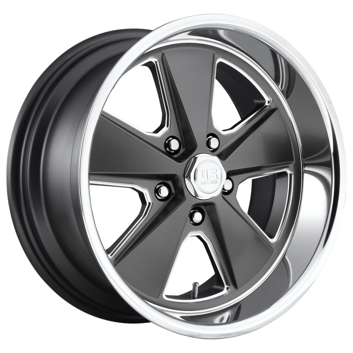 US Mags Wheels U120 Roadster Matte Gunmetal Machined